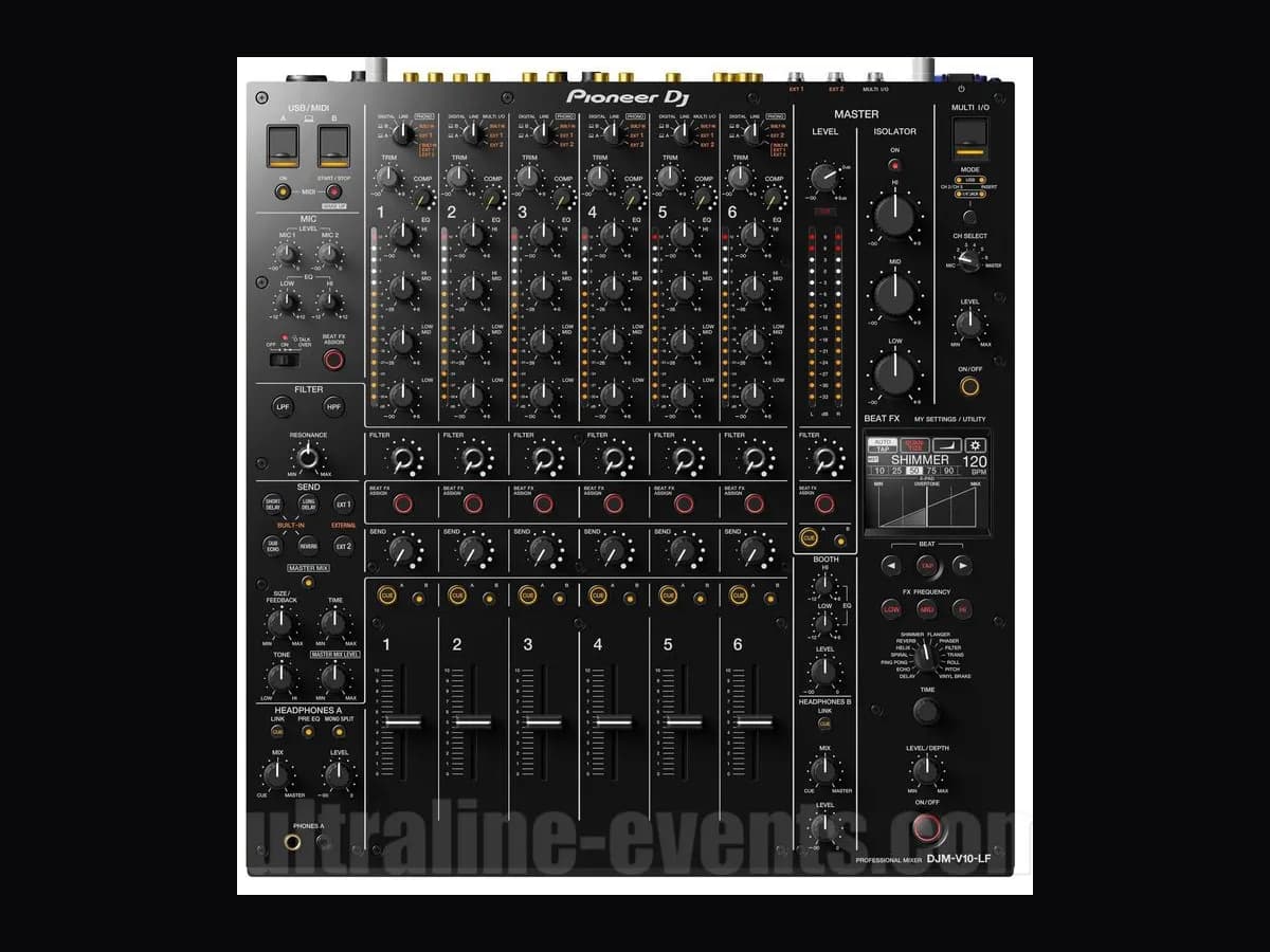 Location Pioneer DJ DJM V10 LF Toulouse Tables de mixage