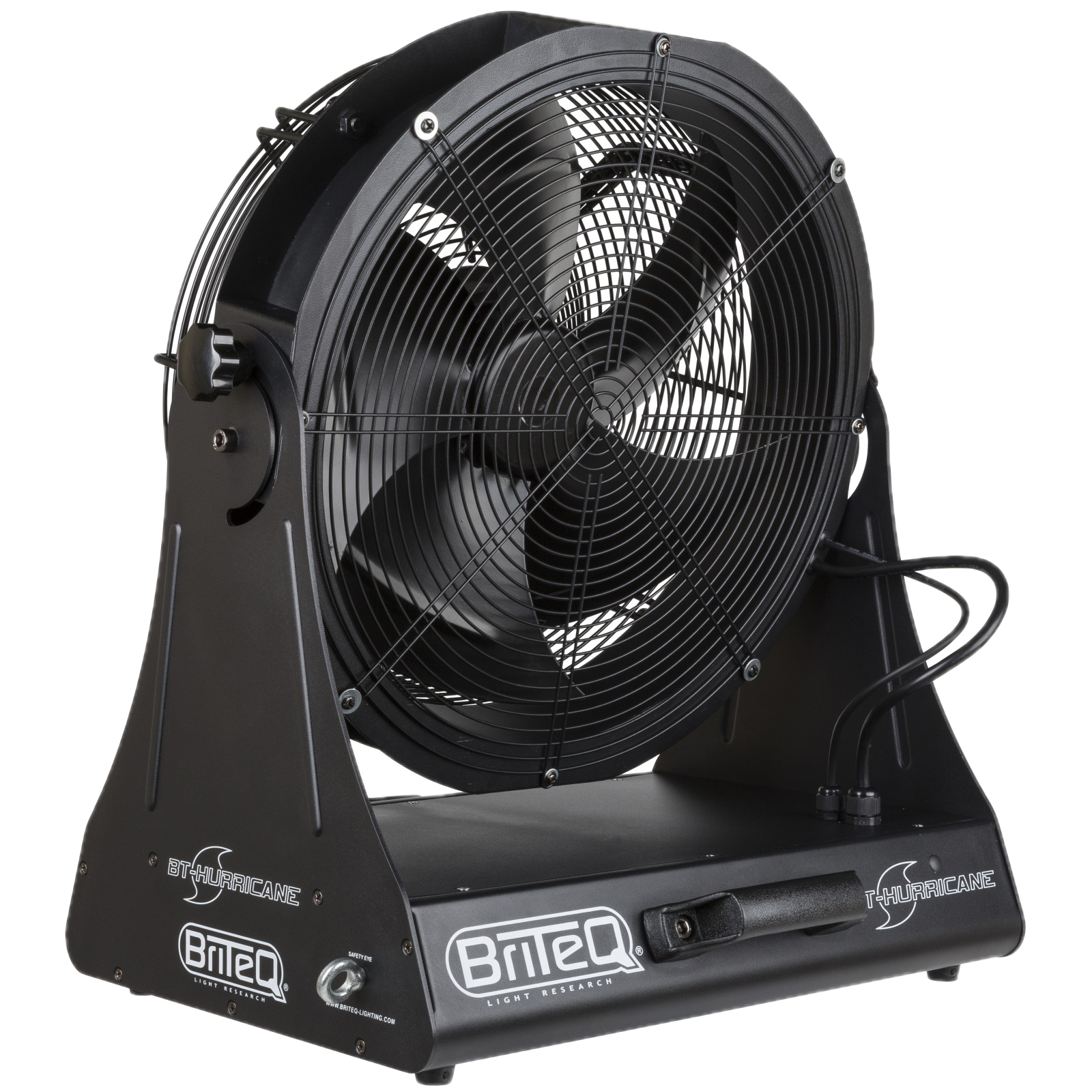 Location Ventilateur mandriloptère DMX Briteq - BT Hurricane Toulouse Vent & diffusion